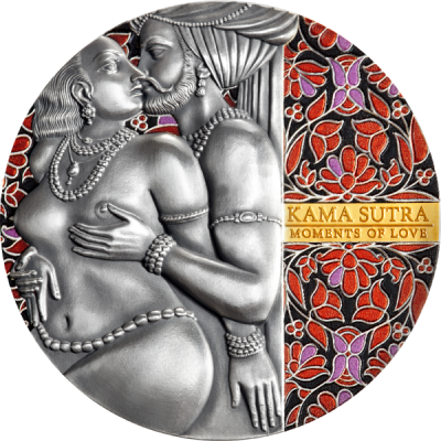 Republic of Cameroon KAMA SUTRA II series MOMENTS OF LOVE 3000 Francs 2020 Silver Coin 3 oz